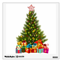 Decretos de pared de árboles de Navidad