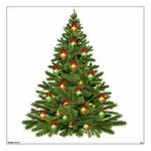 Decretos de pared de árboles de Navidad