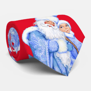 Ded Moroz + corbata Snegurochka - corbata de Navid