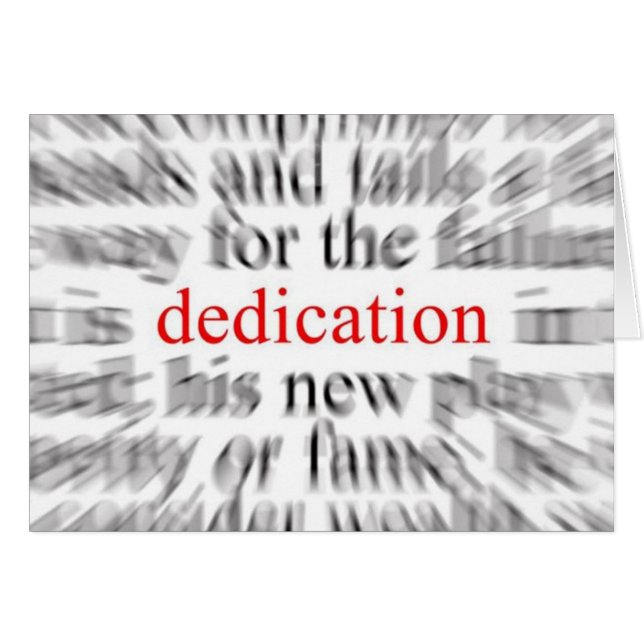 Dedicación (Anverso (Horizontal))