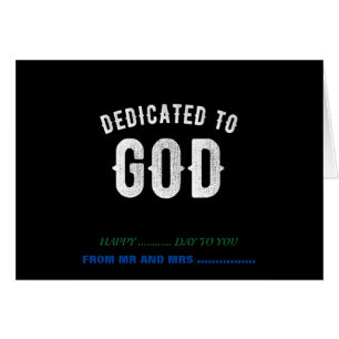 DEDICADO A DIOS PERSONALIZABLE GUAY TEXTO BLANCO