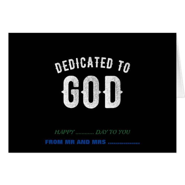 DEDICADO A DIOS PERSONALIZABLE GUAY TEXTO BLANCO (Anverso (Horizontal))