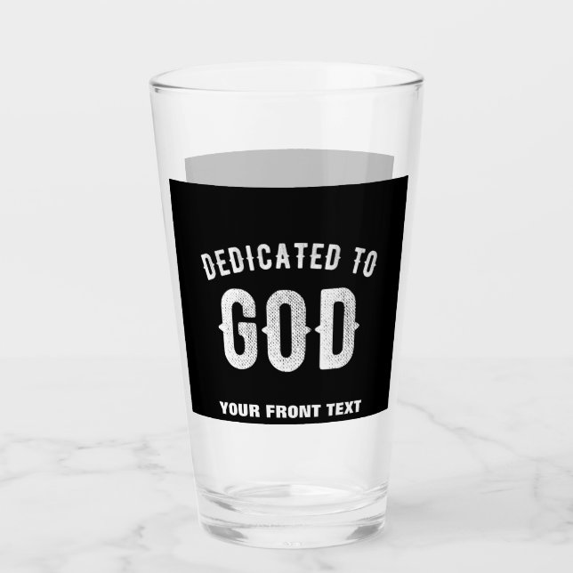 DEDICADO A DIOS PERSONALIZABLE GUAY TEXTO BLANCO (Anverso)