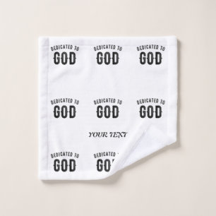 DEDICADO A DIOS PERSONALIZABLE GUAY TEXTO NEGRO