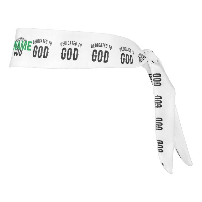 DEDICADO A DIOS PERSONALIZABLE GUAY TEXTO NEGRO (Girar 90)