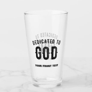 DEDICADO A DIOS PERSONALIZABLE GUAY TEXTO NEGRO