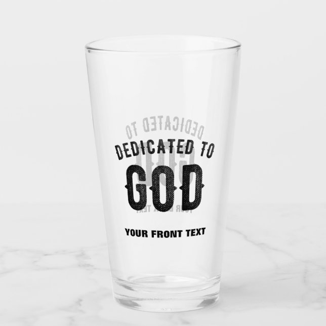 DEDICADO A DIOS PERSONALIZABLE GUAY TEXTO NEGRO (Anverso)