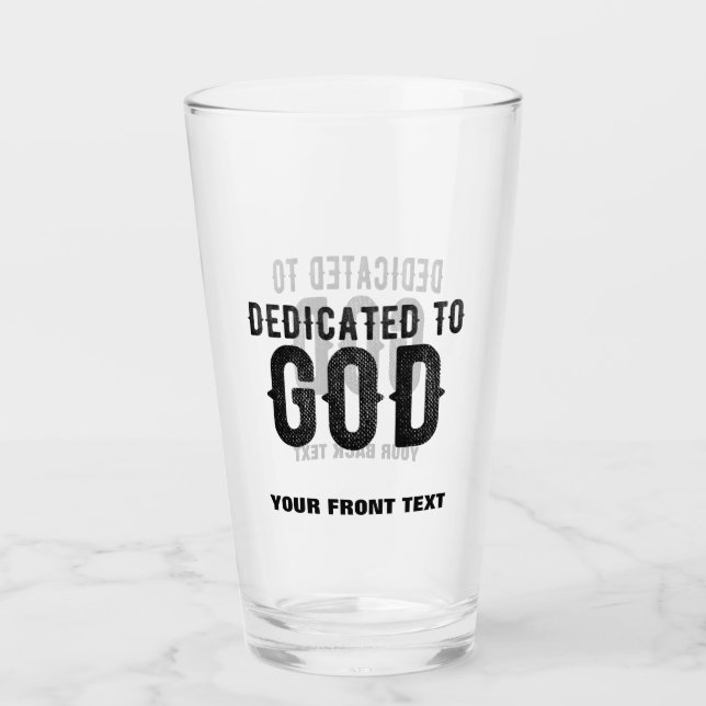 DEDICADO A DIOS PERSONALIZABLE GUAY TEXTO NEGRO (Anverso)