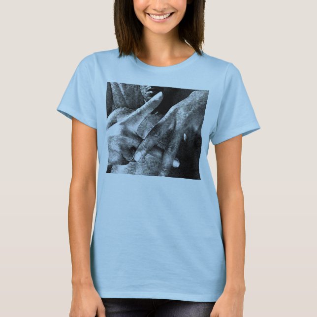 Dedo del LA, camiseta del dedo del la para el (Anverso)