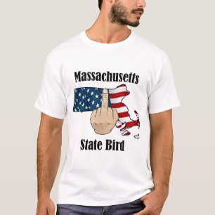 dedo medio de la camiseta de la camiseta de la rem