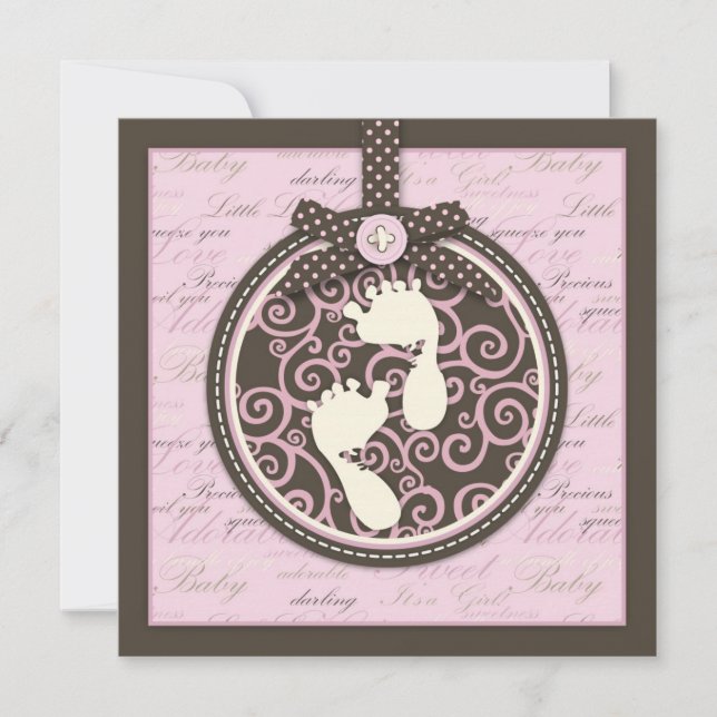 Dedos Pequeños Cuadrado Rosa Pastel (Anverso)