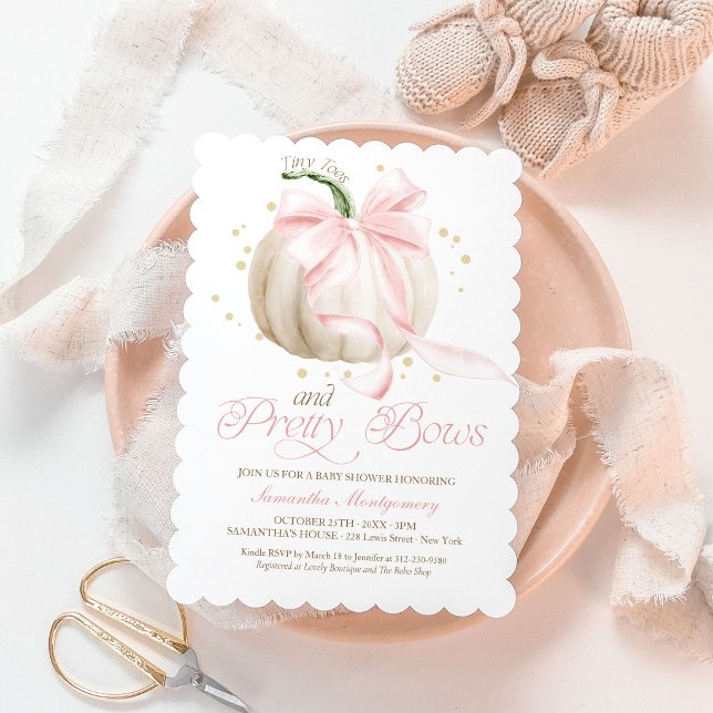 Dedos Pequeños y Lazos Bonitos Invitación para Bab (Subido por el creador)