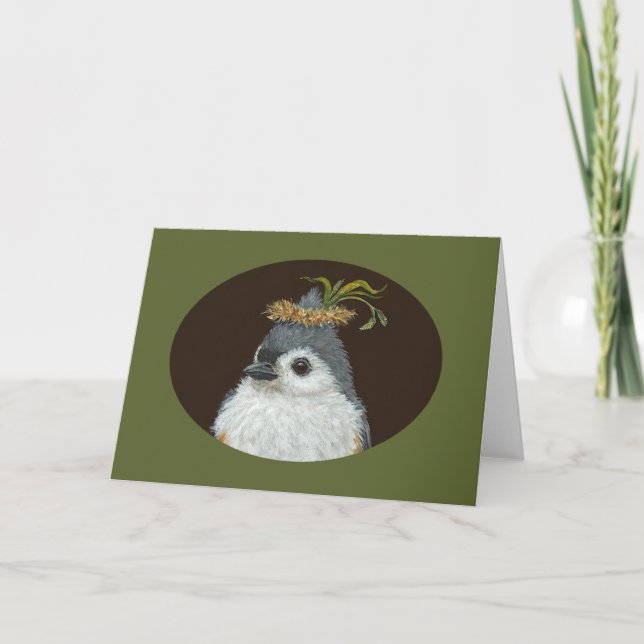 Dee Dee la tarjeta de saludo de titmouse (Anverso)