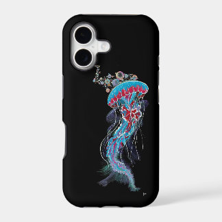 Deep Descent Fluorescente Jellyfish