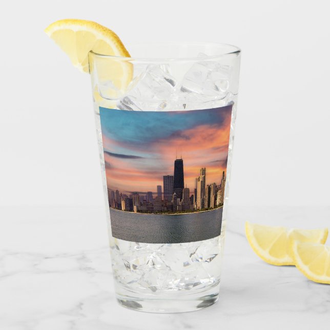 Deep Sunset Chicago (Anverso (hielo))