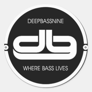 Deepbassnine, donde Bass vive Pegatina
