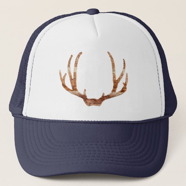 deer antlers deer huner gorra cap diseño (Anverso)