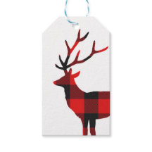 Deer de relleno de búfalo | Etiquetas de regalo