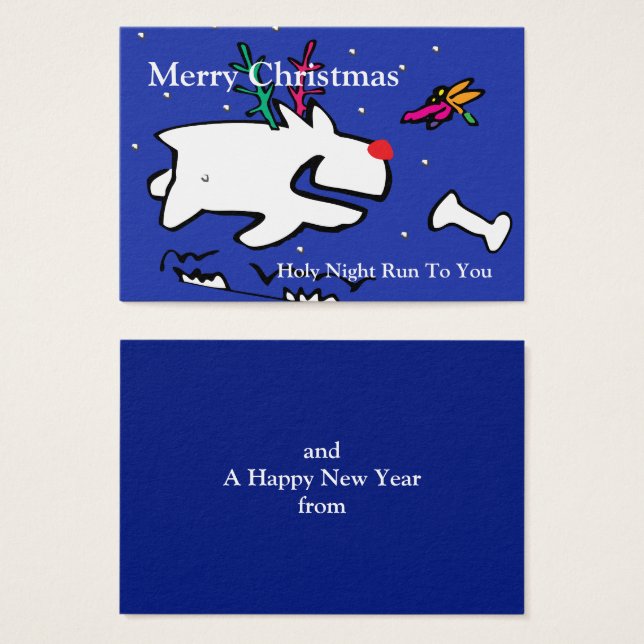 Deer Dog's Holy Night Run with Dragonfly (Anverso y reverso)