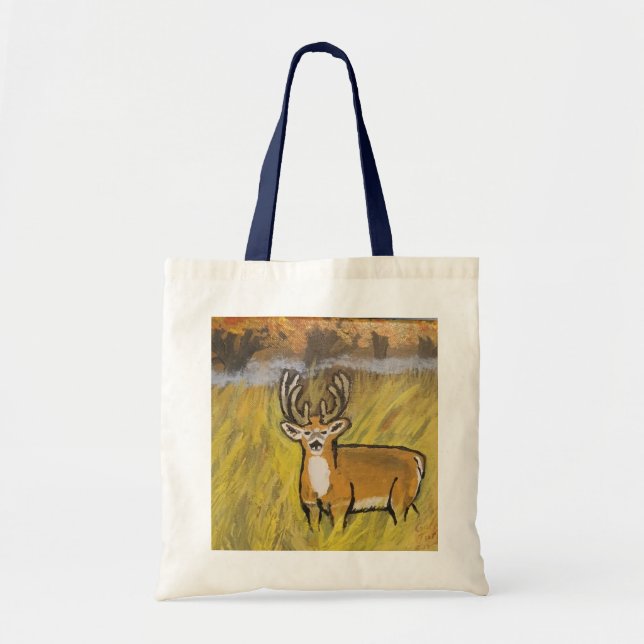 Deer en la bolsa de arte otoñal (Frente)