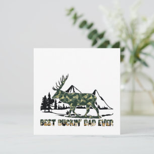 Deer Hunter   Pun   Mejor Papá Nunca   Camuflaje