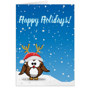 Deer Santa Owl