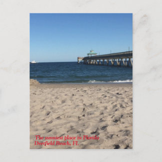 Deerfield Beach, Fl - Tarjeta postal