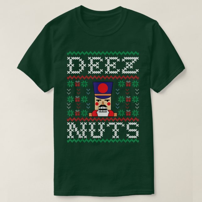 Deez Nutcracker Funny Navidades feos suéter  (Diseño del anverso)