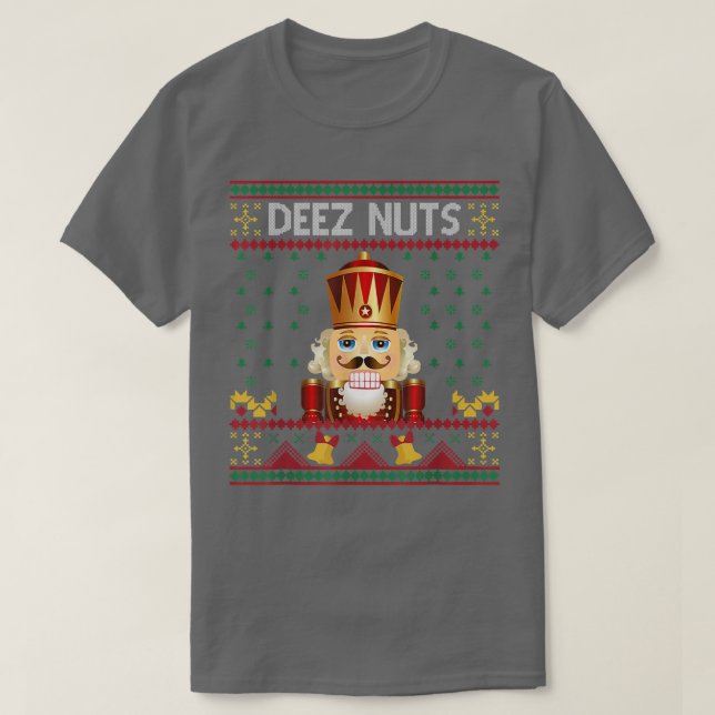 Deez Nutcracker Funny Navidades feos suéter (Diseño del anverso)