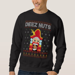 Deez Nutcracker Funny Navidades feos suéter