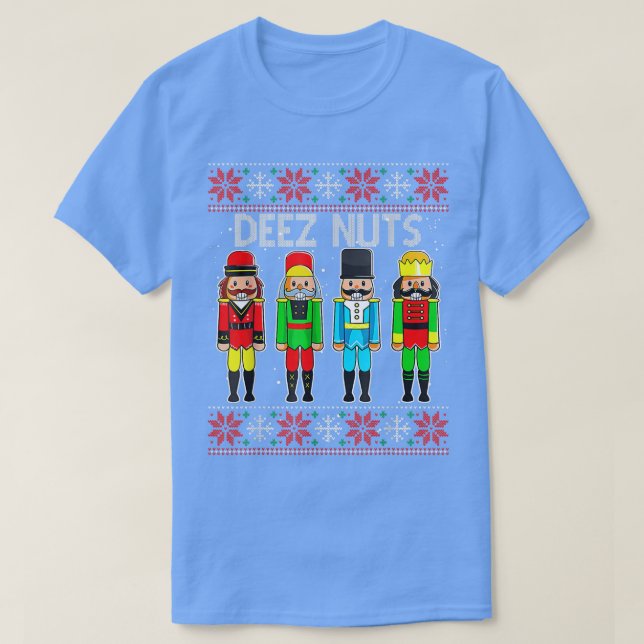 Deez Nutcracker Navidades feos Sweater Funny (Diseño del anverso)