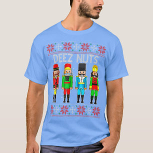 Deez Nutcracker Navidades feos Sweater Funny