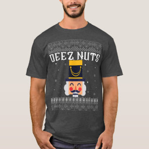 Deez Nutcracker Navidades feos Sweater Funny