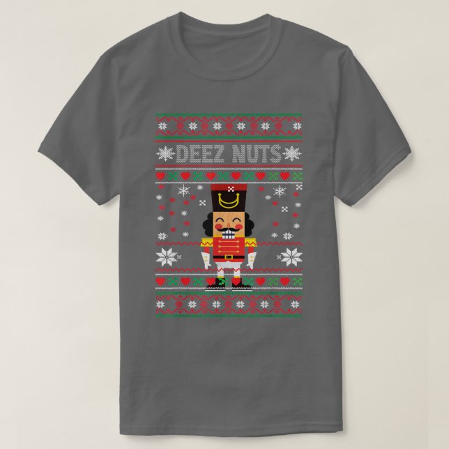 Deez Nutcracker Navidades feos Sweater Funny  (Diseño del anverso)