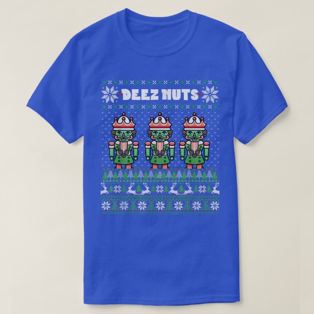Deez Nutcracker Navidades feos Sweater Funny  (Diseño del anverso)