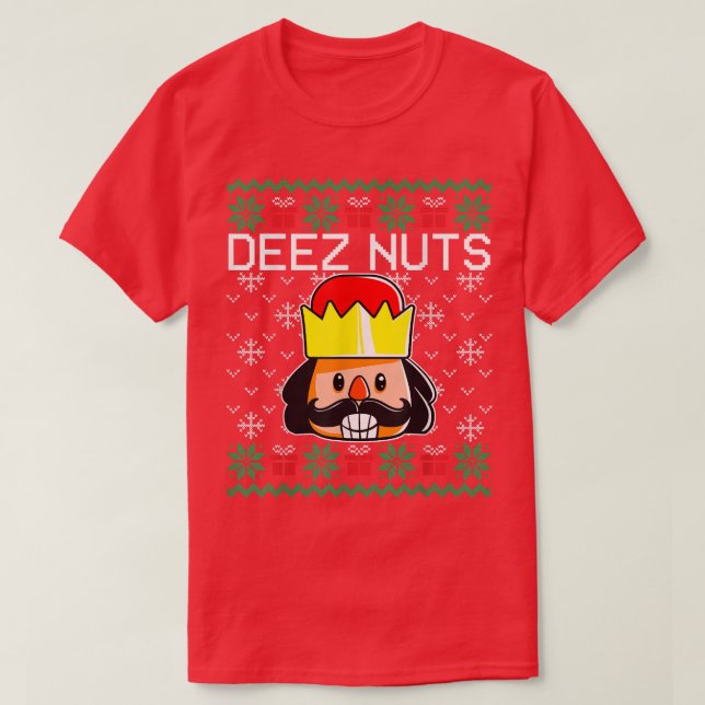 Deez Nutcracker Navidades feos Sweater Funny  (Diseño del anverso)