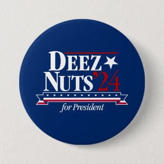 Deez Nuts para botón President (azul)