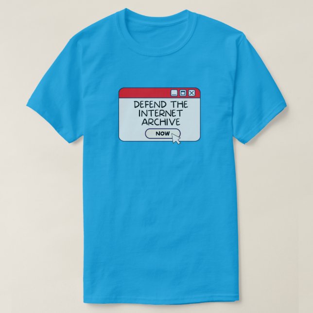 Defender La Camiseta De Internet Archive (Diseño del anverso)