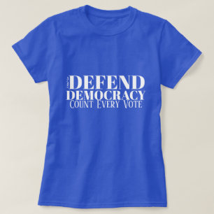 Defender la democracia - Una camiseta de MisterP