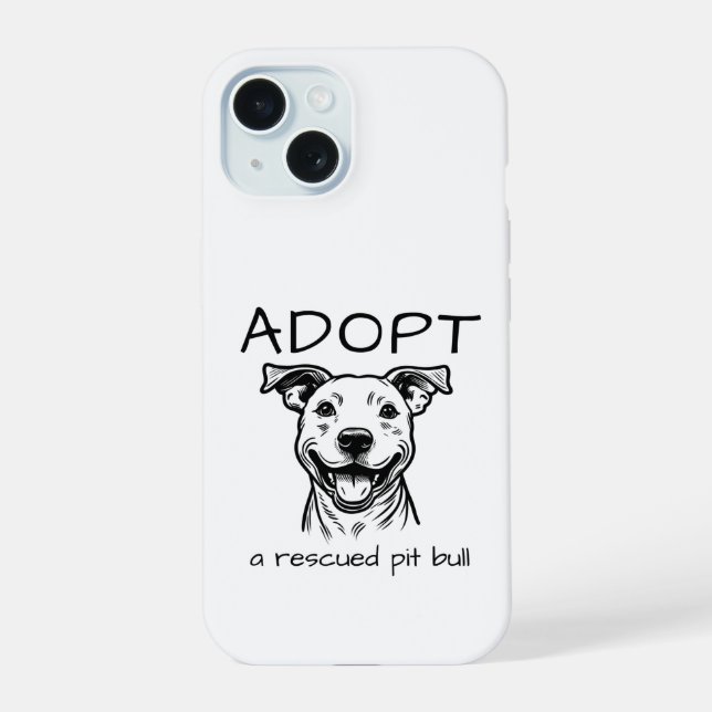 Defensa de Pit Bull - funda de teléfono (Reverso )