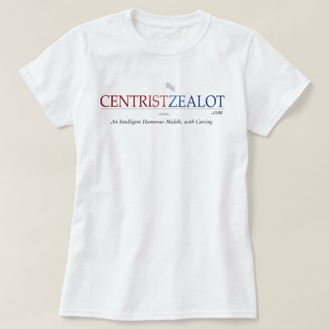 Defensor centrista - camiseta de las señoras (Diseño del anverso)