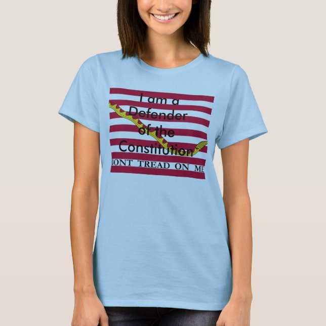 Defensor de la camiseta de la mujer de la (Anverso)