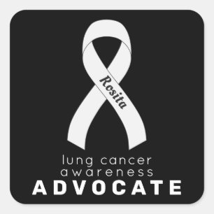 Defensor del cáncer de pulmón Pegatina de plaza ne