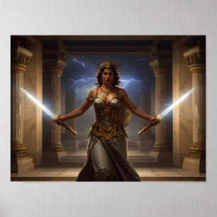 Defensora de la Democracia Lady Liberty Arte de Ci