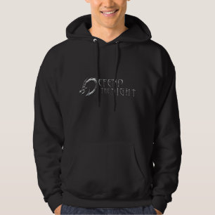 Defienda la sudadera con capucha del logotipo de