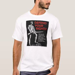 Defienda su segunda camiseta de las derechas de la