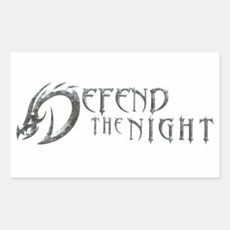 Defiende a los Pegatinas del logotipo nocturno