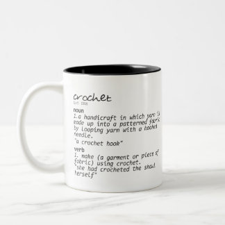 Defina la taza del ganchillo