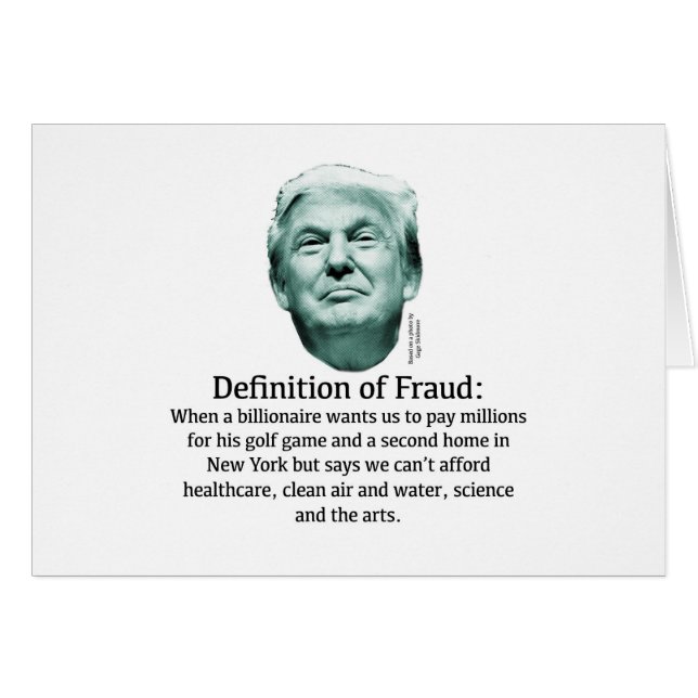 Definición de fraude - TRUMP (Anverso (Horizontal))