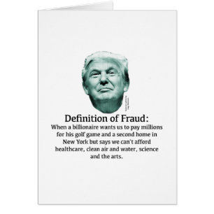 Definición de fraude - TRUMP